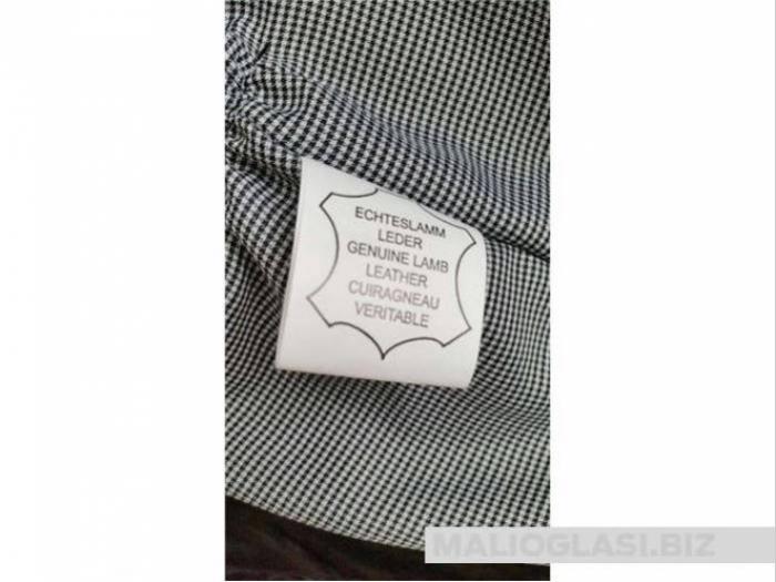 kratka kožna jakna, slim fit, nova, broj 52 besplatni mali oglasi