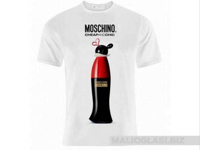 muška majica sa printom, moschino besplatni mali oglasi