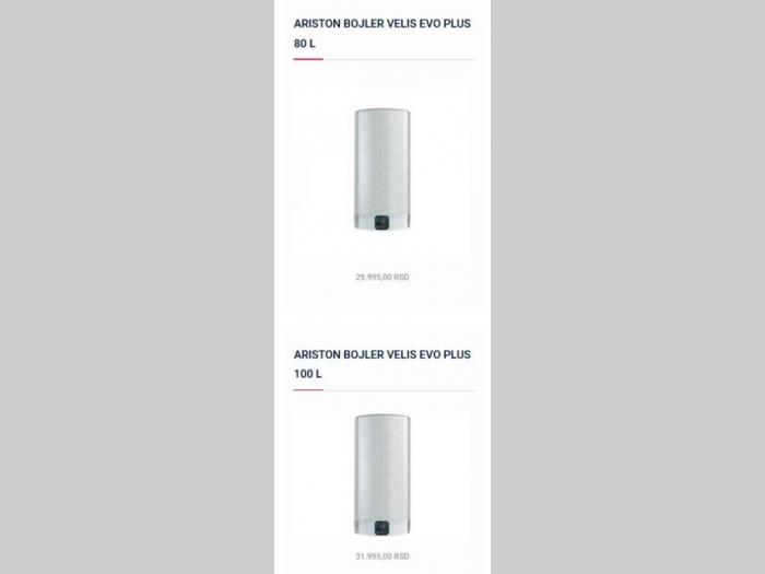 ariston bojleri prodaja besplatni mali oglasi