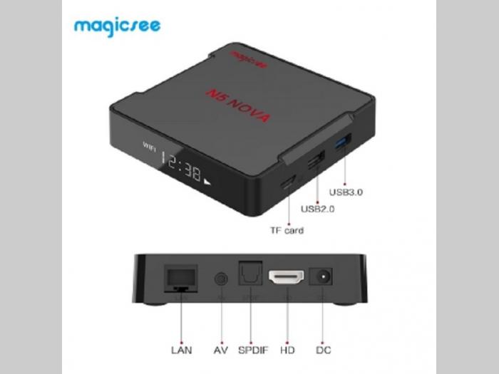 magicsee n5 nova 4k smart tv box za besplatnu kablovsku televiziju besplatni mali oglasi