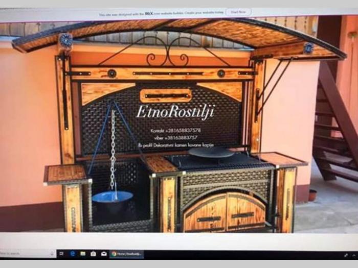 etno roštilj i ražnjevi u kombinaciji sa drvetom besplatni mali oglasi