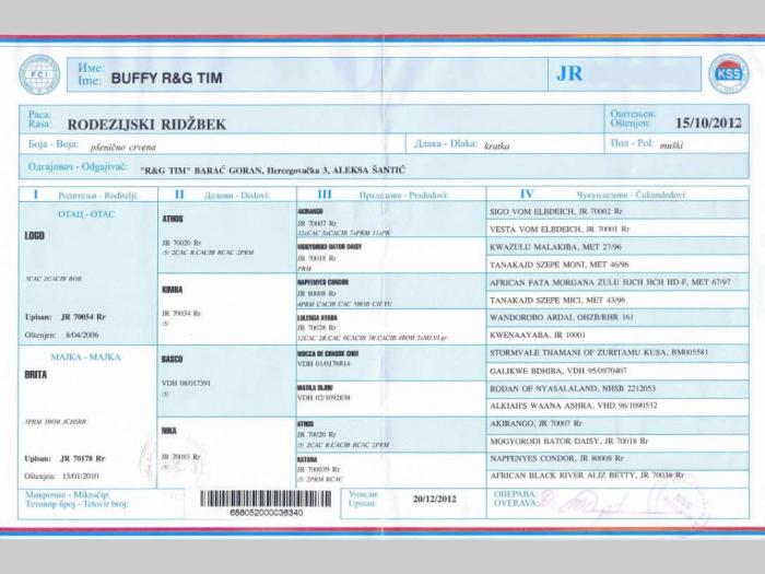 štenci rodezijskog ridžbeka besplatni mali oglasi