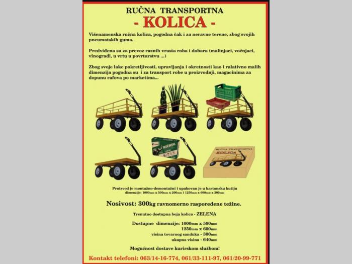 ručna transportna kolica besplatni mali oglasi